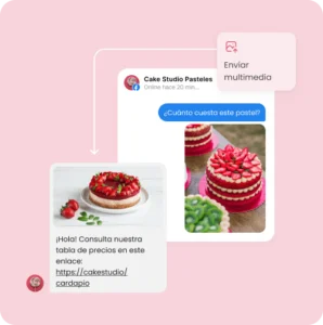 Recopilación de datos para captación de leads en Instagram con mLabs Chat Conversación en Instagram con automatización de recopilación de datos, en la que el contacto muestra interés en la promoción y se le indica que informe su nombre y teléfono